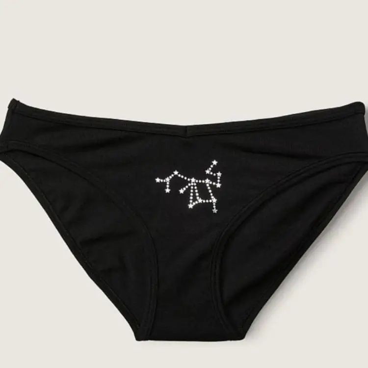 M-Victoria's Secret PINKCOTTON BIKINI UNDERWEAR Constellation✨️ Sagittarius NWT