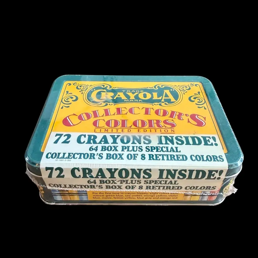 1991 SEALED Binney & Smith CRAYOLA Collector's Colors Limited Edition 72 Count