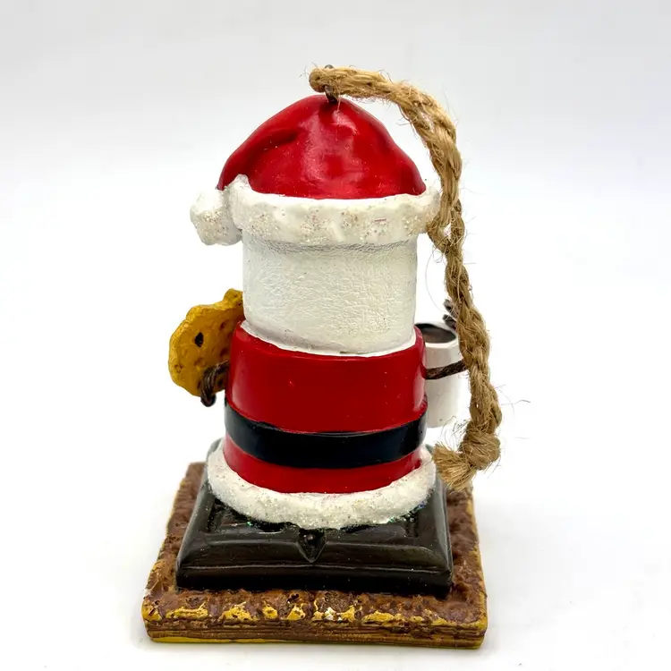 S’mores Original Santa With Mug And Cookie Ornament 2.5“