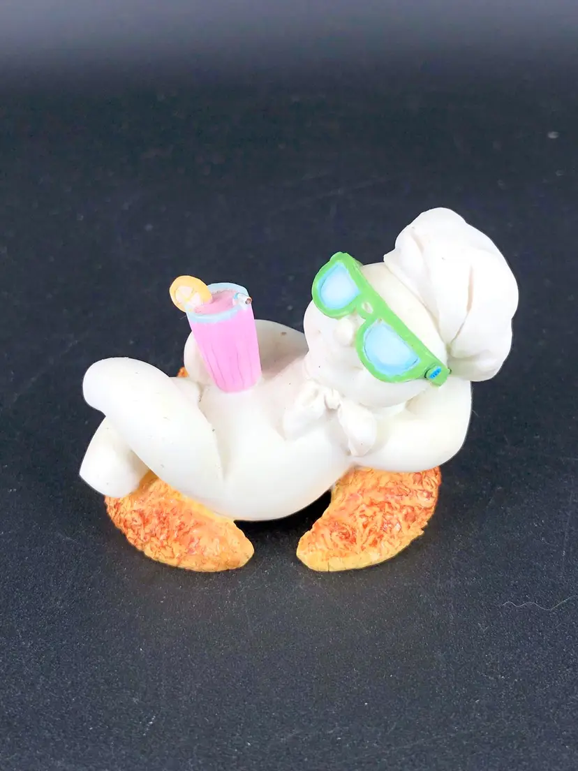 Vintage Danbury Mint Pillsbury Doughboy Calendar August Figurine