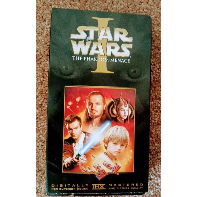 Star Wars Episode 1 The Phantom Menace VHS