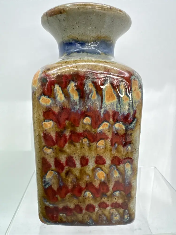 Jorge Wilmot Pottery Vase Tonala Mexican