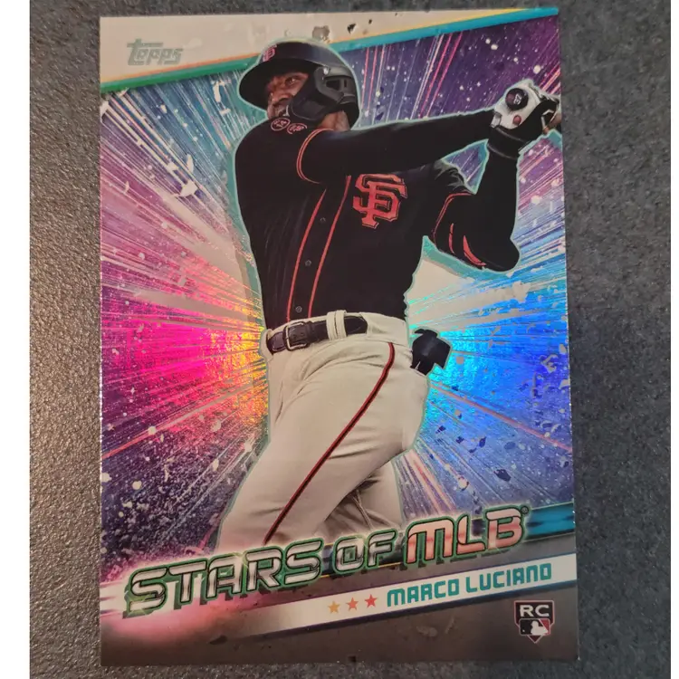Marco Luciano Lot 2024 Topps Series 1 Yellow Border & Stars Of MLB Insert San Francisco Giants