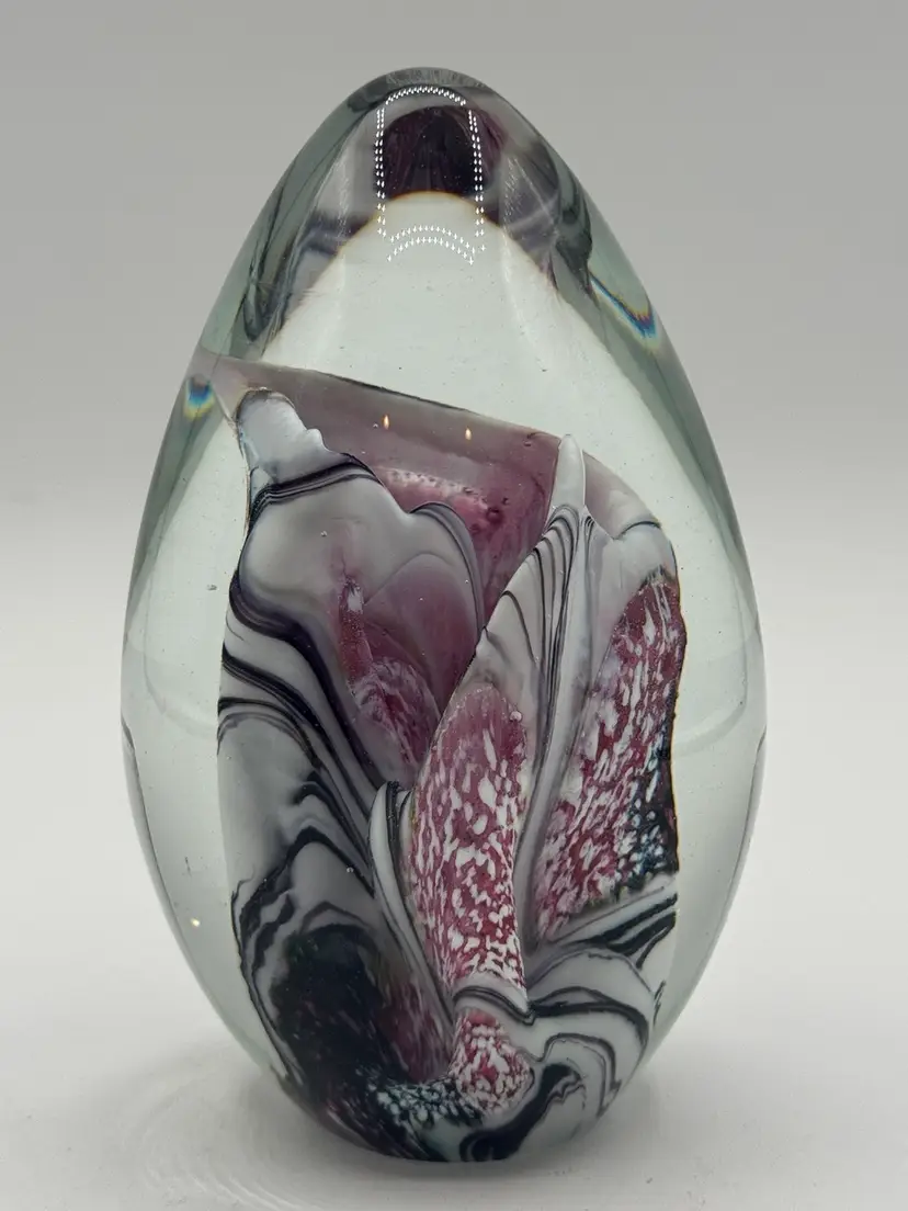 Robert Eickholt Egg Shaped Paperweight