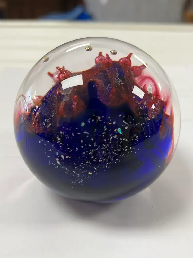 Glass Eye Studio GES Celestial Series Orions Belt Paperweight