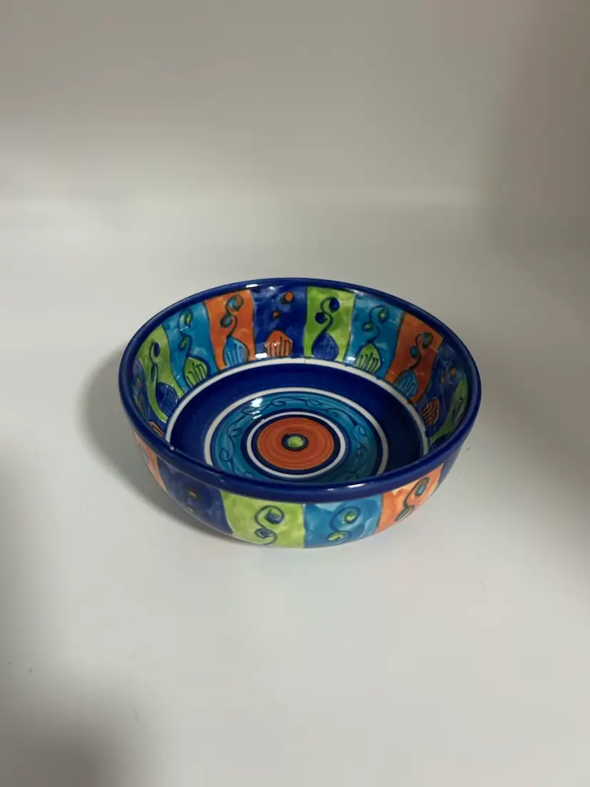 Talavera Style Stoneware Bowl - Pier 1