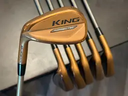 Cobra King Forged Tec Copper Iron Set Left Handed 6-PW, GW Steelfiber Stiff I95