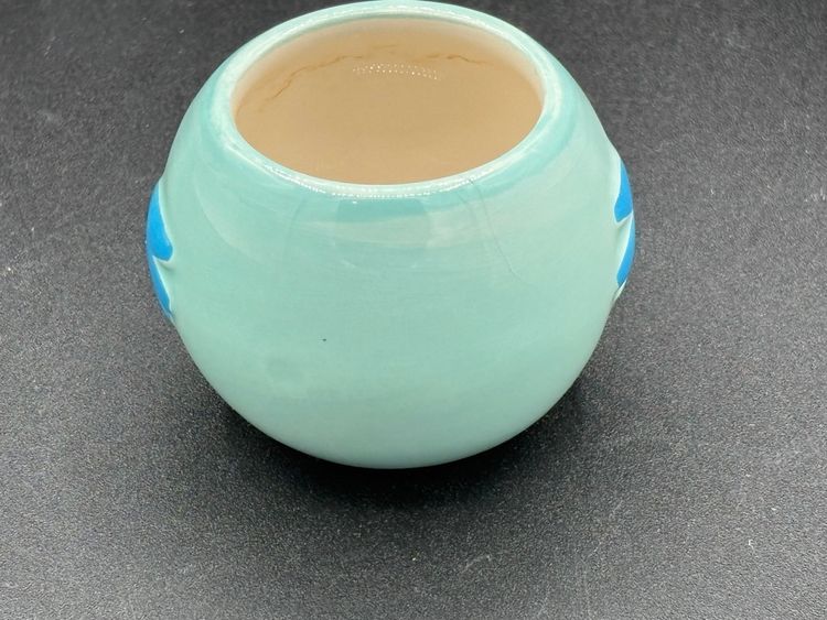 Planter - tiny blue owl