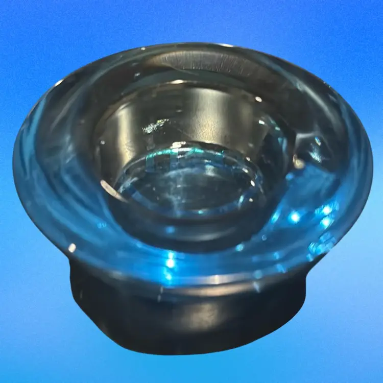 Set Of 3 Aqua Tea Light / Paperweight Holders *one Has Chip As Shown