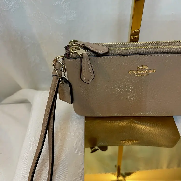 Coach Double Zip Wristlet