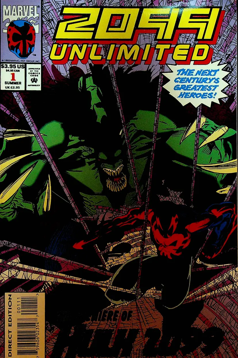 2099 Unlimited #1 Marvel comics Hulk & Spiderman 2099
