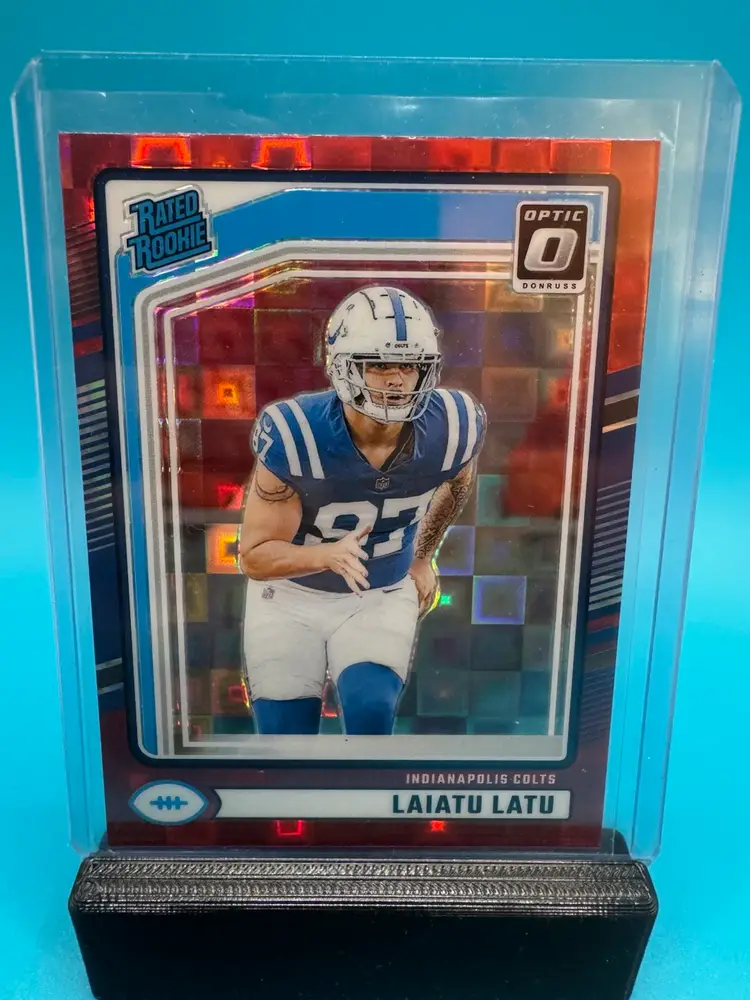 Laiatu Latu Optic Rated Rookie Red Pandora Indianapolis Colts