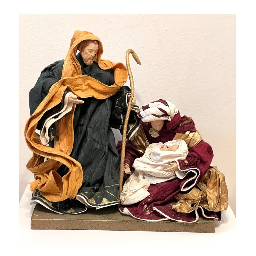 Nativity Scene Holy Family Mary Joseph Baby Jesus Christmas Holidays Decor 12 in Height