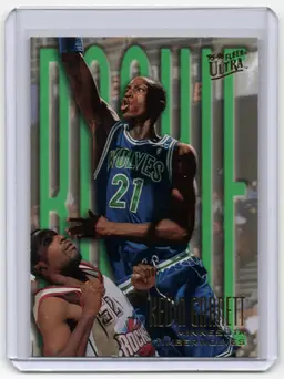1995-96 Fleer Ultra #274 Kevin Garnett Rookie Card