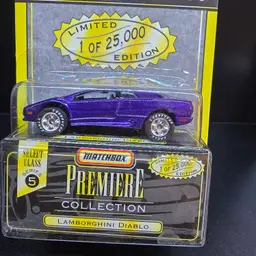 #08 - Vtg 1990s Matchbox Premiere Diecast Sealed on Card