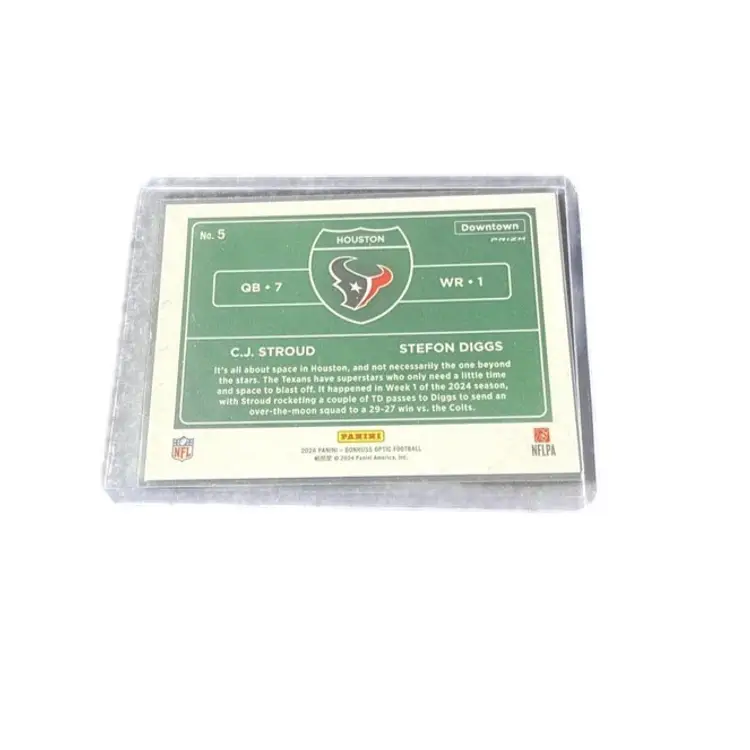 2024 Panini Donruss Optic C.J. Stroud/Stefon Diggs Downtown! Houston Texans