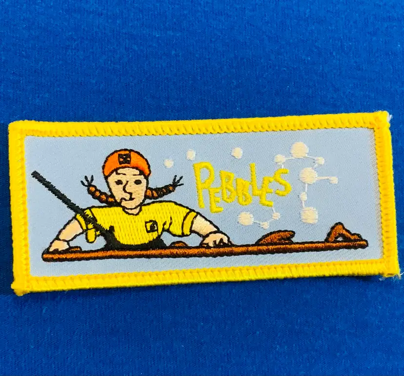 Vintage Scouting Fun Patch : Pebbles