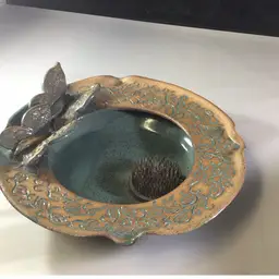 Art Pottery Ikebana Vase Signed