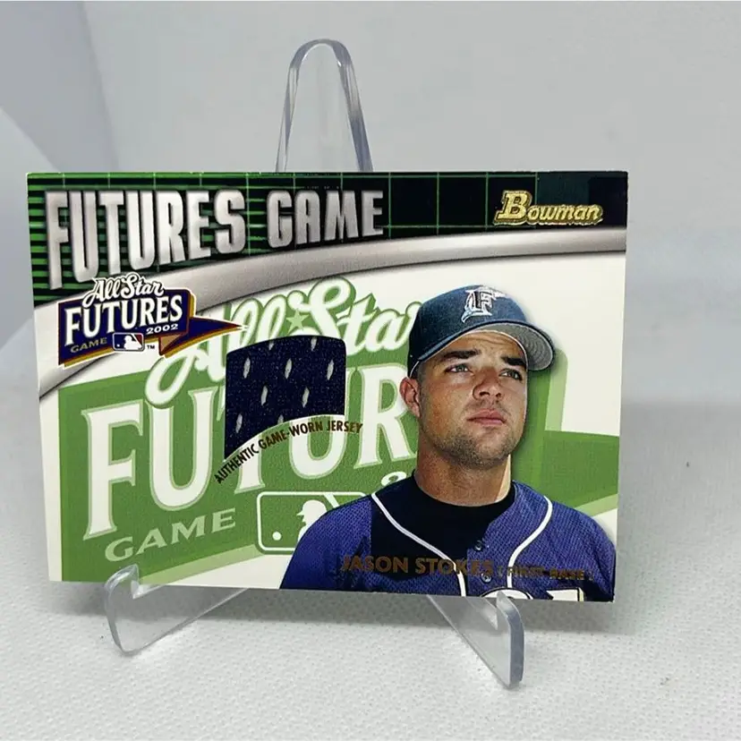 2003 Bowman Futures Game Jason Stokes Jersey #FG-JS Florida Marlins