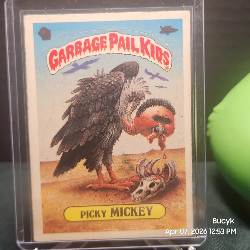 1986 Garbage Pail Kids - Picky MICKEY #99b