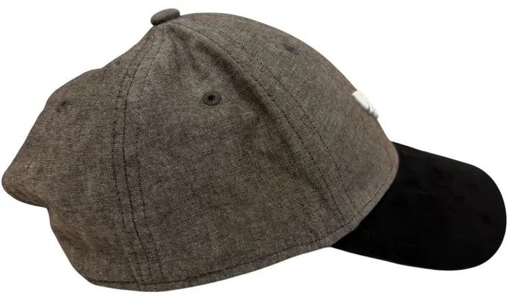 Adidas Originals Trefoil Plus Precurve Black Chambray & Black Suede Snapback Hat