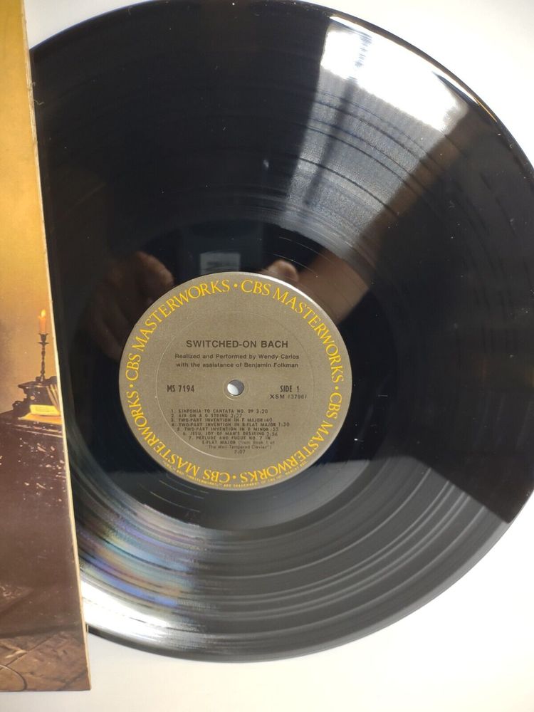 Wendy Carlos SwitchedOn Bach Vinyl LP Record Album Columbia Masterworks RARE ED