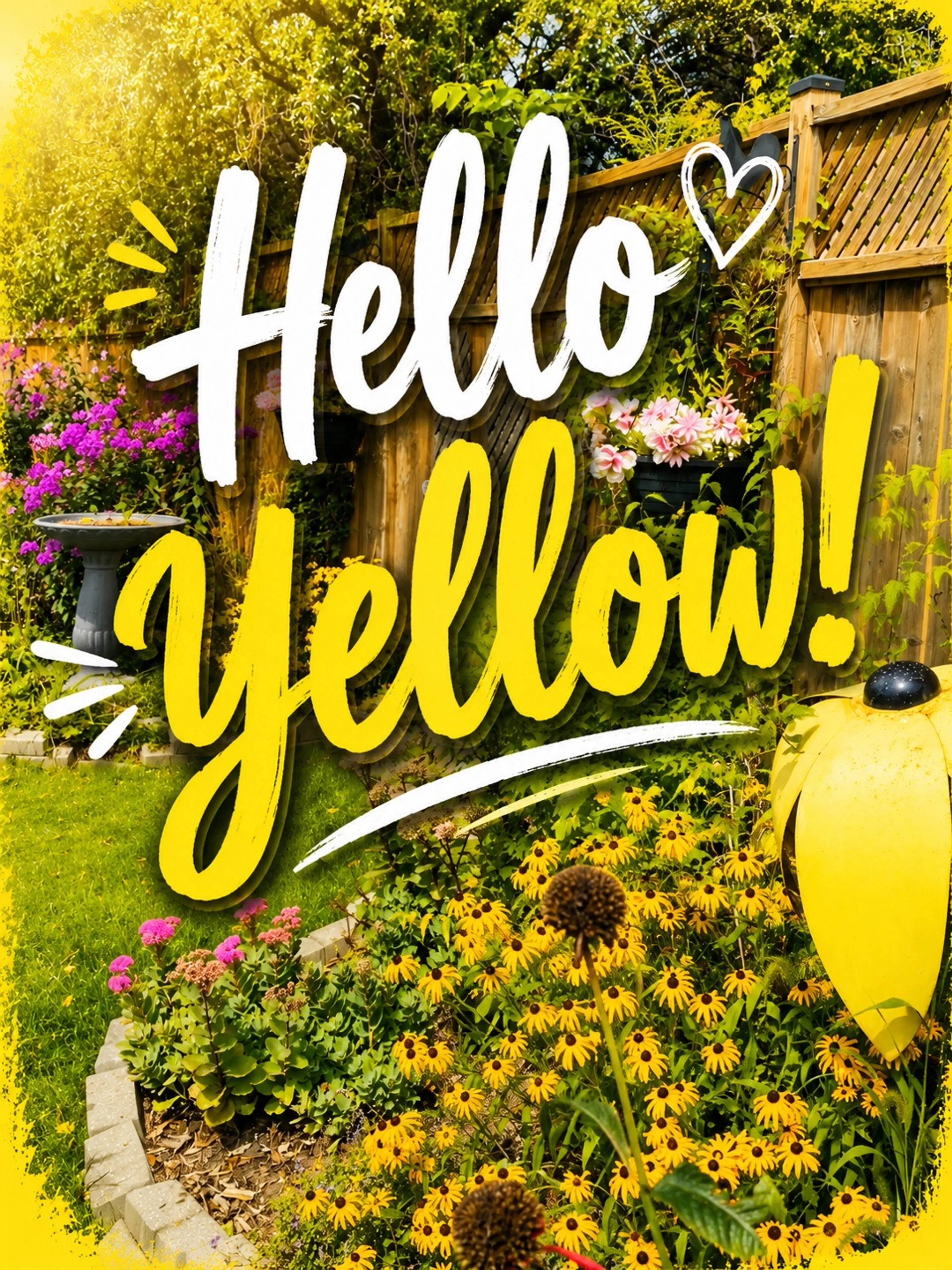 Hello Yellow 🌼with Claudine