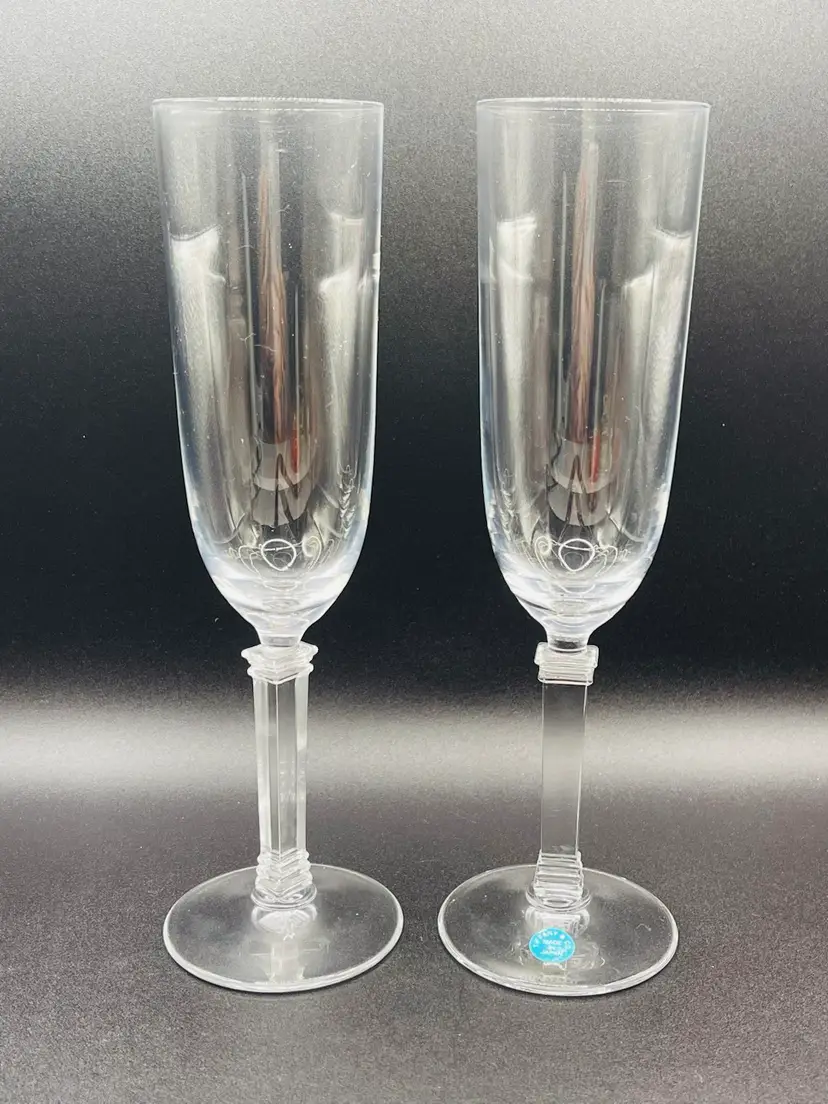 Tiffany & Co. Hamptons Crystal Champagne Flutes/Glasses