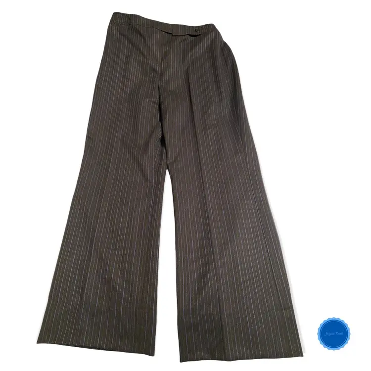 PINSTRIPE WOOL Dress Pants
