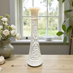 Anchor Hocking Milk Glass Bud Vase