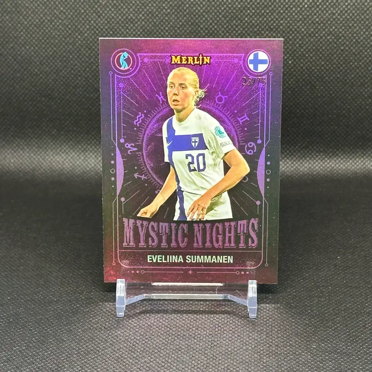 Eveliina Summanen Mystic Nights /75 2025 Topps Merlin Euros - Finland