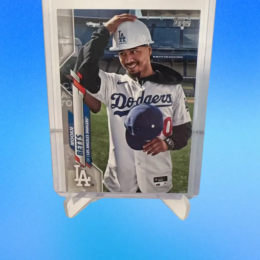 Mookie Betts Hard Hat SP Variation Los Angeles Dodgers