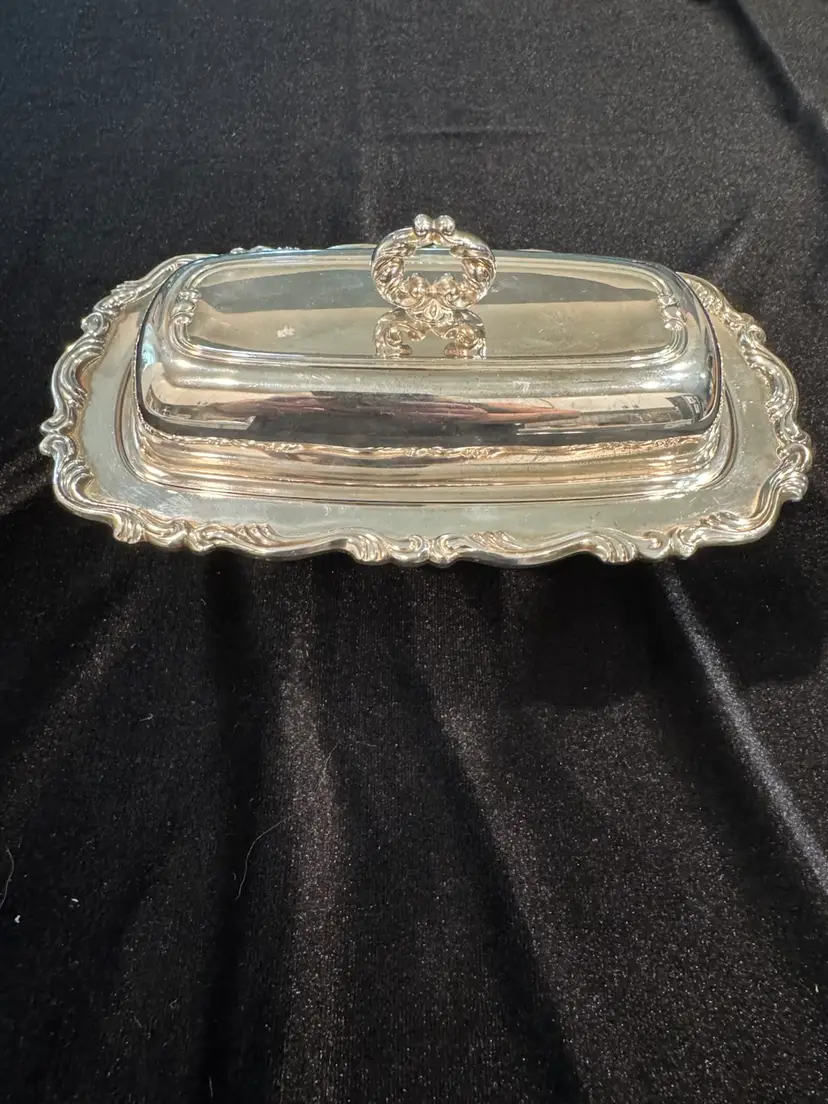 🪹Silverplate Butter Dish