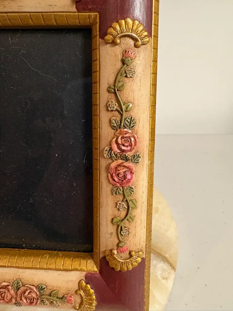 Vintage Floral Picture Frame
