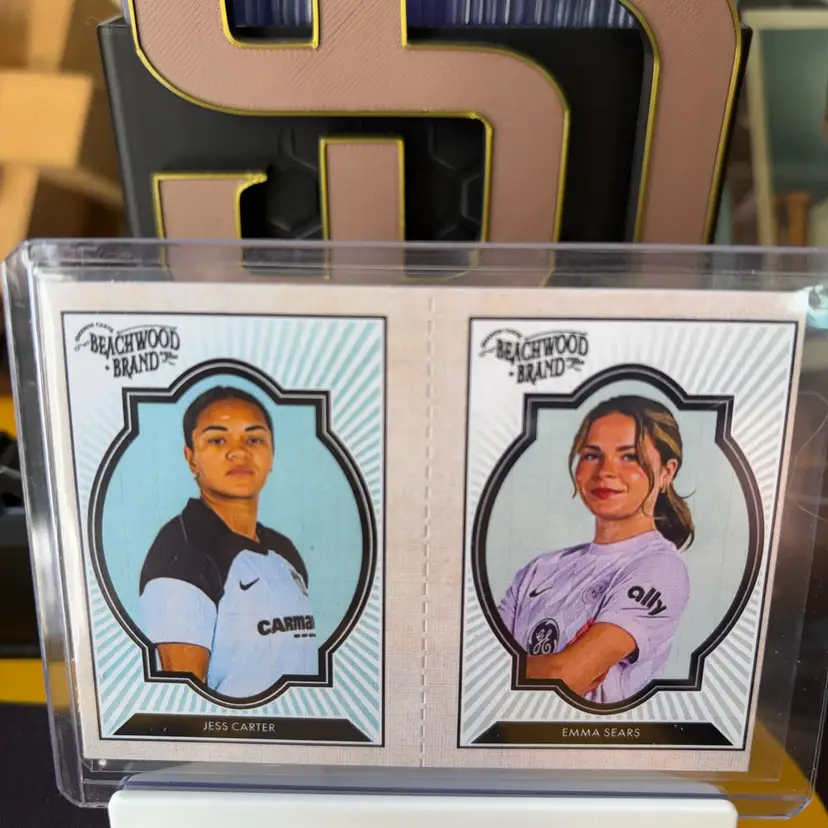 Emma Sears/Jess Carter, 2025 Parkside Beachwood NWSL - Squared Singles, Soccer Card