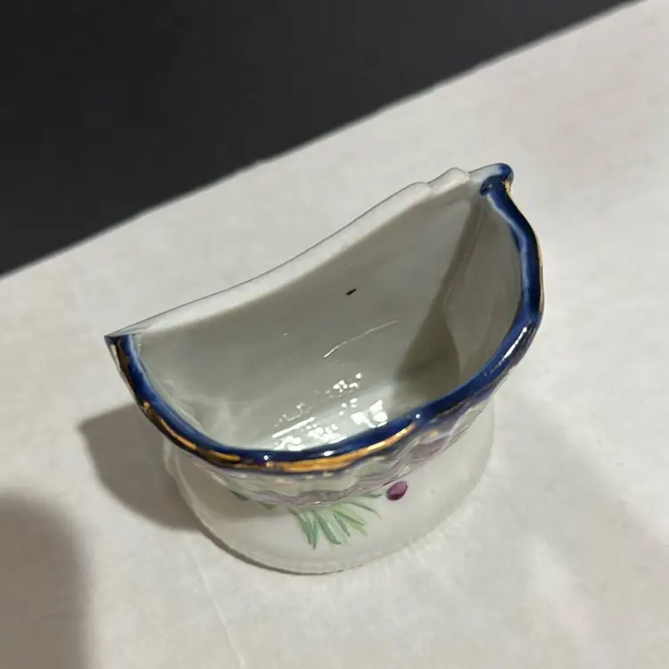 Hand-Painted Mantle Match Stick Holder