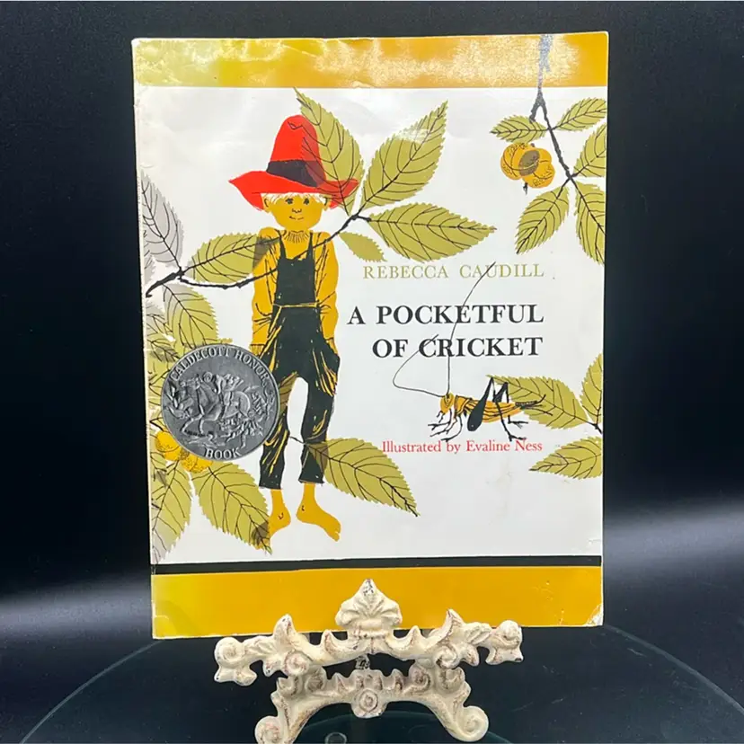 A Pocketful of Cricket by Rebecca Caudill, illustrated by Evaline Ness 1964 1st Edition PB Insects
