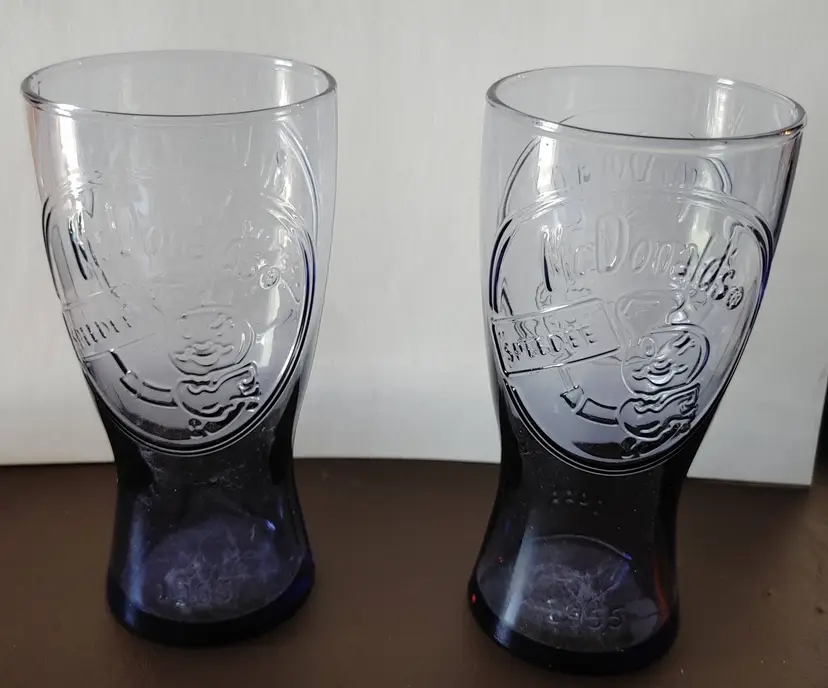 2012 Retro 1955 Release Purple McDonalds Speedee Tumbler. Glass.
