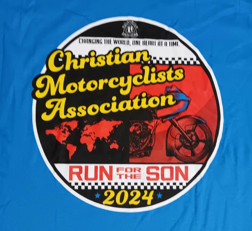 Christian Motorcycle Association t-shirt GOD Jesus harley bike rider NEW