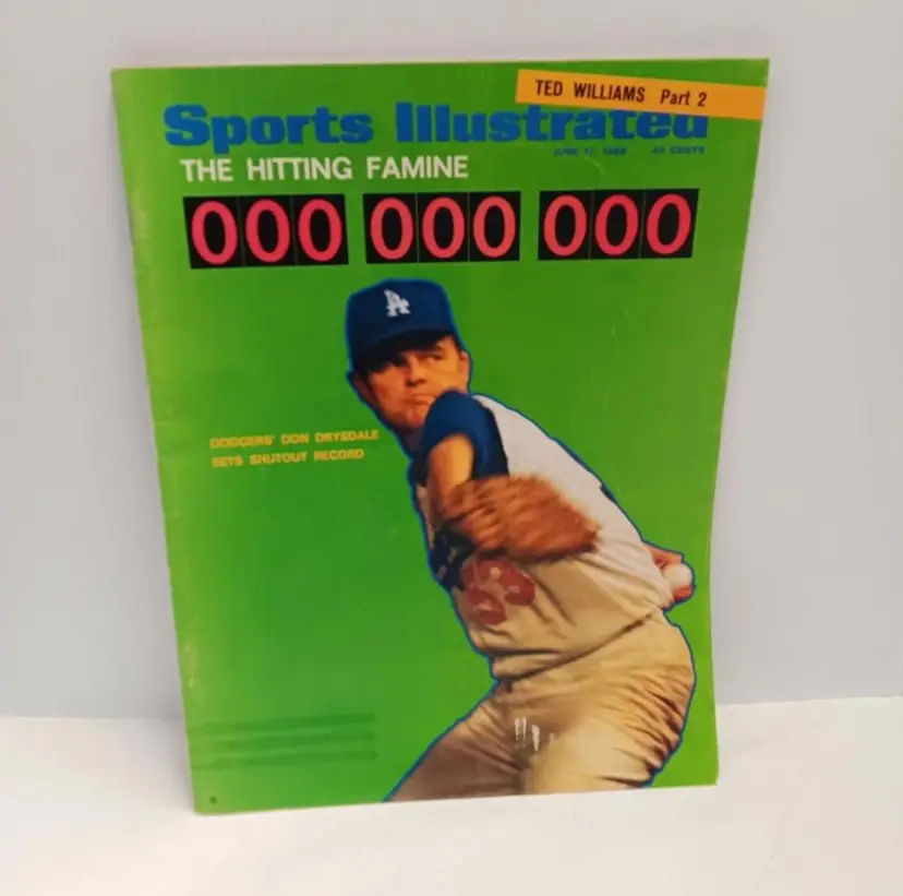 Sports Illustrated June 17, 1968 Don Drysdale - Ted Williams  - Lee Trevino 623