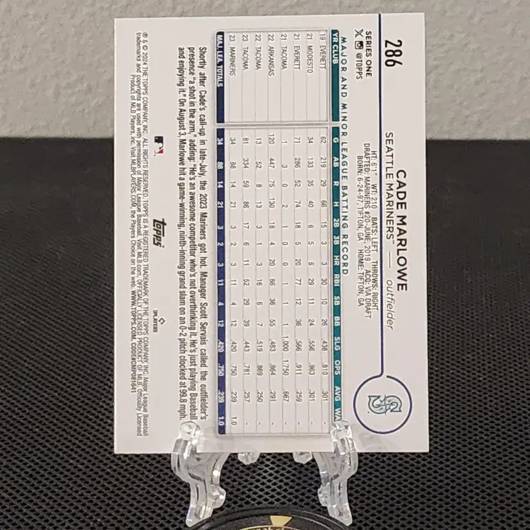 Cade Marlowe 2024 Topps Series 1 Easter Egg Parallel RC