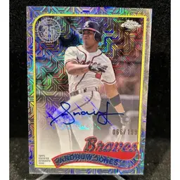 2024 Topps Update Andruw Jones Silver Pack Auto T89CU-AJ /199