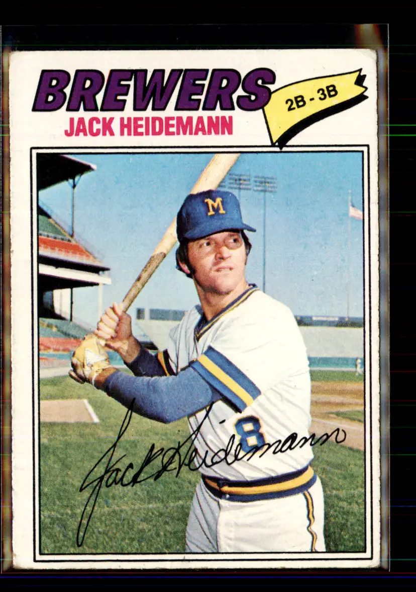 Jack Heidemann 1977 Topps #553 - (144) - Milwaukee Brewers
