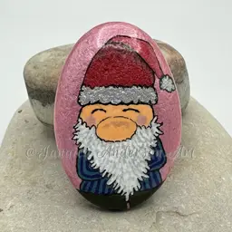 2130 Painted Stone Fridge Magnet