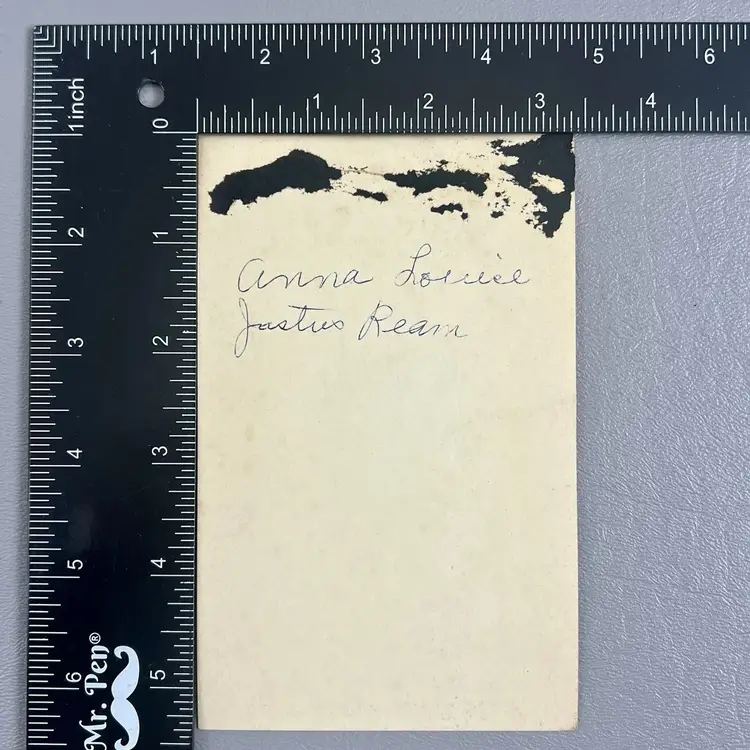 Antique Photo Young Lady Graduation Photo Sailor Dress Identified Blonde Hair Short Bob