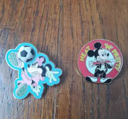 2000s Mickey and Minnie Disney pins