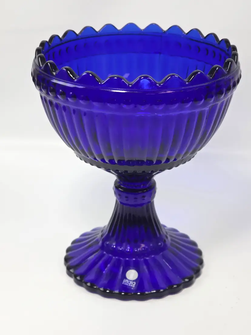 Vtg Iittala Marimekko Mariskooli Fotted Glass Bowls 155mm Multi Color Selection