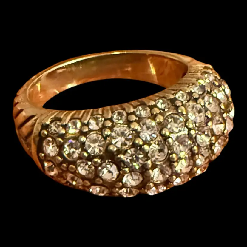 Heidi Daus Rhinestone Ring Size 10