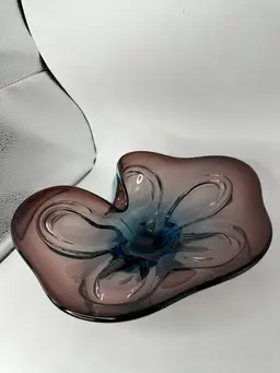 Murano Jordan Imports VINTAGE Ashtray/Bowl 10”