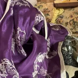 Silk Purple Scarf